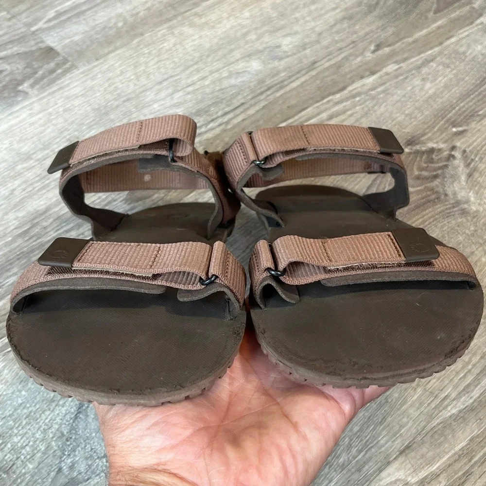 Xero Shoes D-Trail Mens 9 Brown Minimalist Barefoot Hiking Sport Sandals